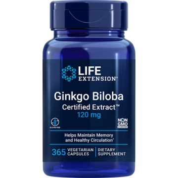 SUPER GINKGO BILOBA EXTRACT 120mg 365caps LIFE EXTENSION SUPER GINKGO BILOBA EXTRACT 120mg 365caps LIFE EXTENSION